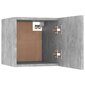 vidaXL naktsskapītis, 30,5x30x30 cm, betona pelēks, skaidu plāksne cena un informācija | Naktsskapīši | 220.lv