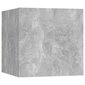 vidaXL naktsskapītis, 30,5x30x30 cm, betona pelēks, skaidu plāksne cena un informācija | Naktsskapīši | 220.lv