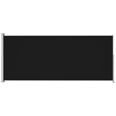 vidaXL izvelkama sānu markīze, melna, 200x500 cm cena un informācija | Saulessargi, markīzes un statīvi | 220.lv