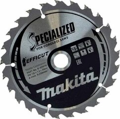 Пильный диск Makita B-62979 Т.К.Т. EFFICUT, 165х1.4х20 мм 23° T25  цена и информация | Запчасти для садовой техники | 220.lv