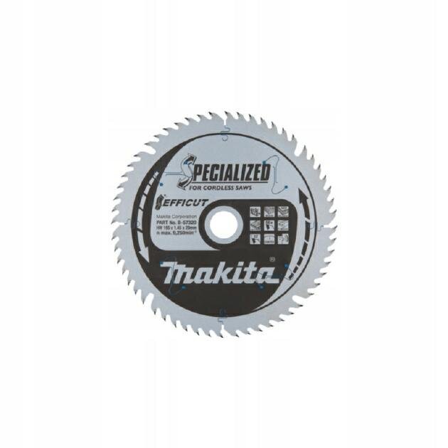 Пильный диск Makita B-64185 Т.К.Т. EFFICUT, 190х1.45х30 мм 23° T24 цена |  220.lv