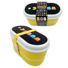Pusdienu kastīte ar dakšiņu un karoti - Pac-Man цена и информация | Посуда для хранения еды | 220.lv
