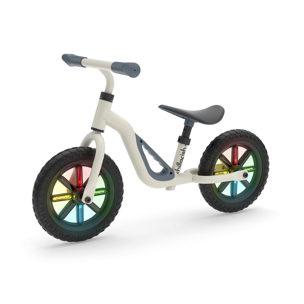 Chillafish Charlie 10" līdzsvara velosipēds, bēšs, ar gaismiņām no 1,5 līdz 4 gadiem! cena un informācija | Balansa velosipēdi | 220.lv