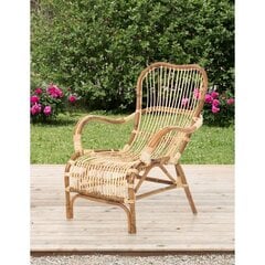 Krēsls 4living Rattan, brūns цена и информация | Садовые стулья, кресла, пуфы | 220.lv