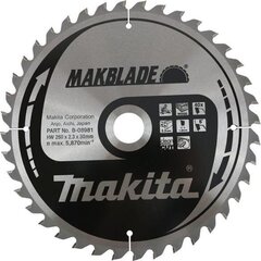 B-08981 T.C.T. Zāģripa MAKBLADE 260X2.3X30mm 5° T40 Makita cena un informācija | Dārza tehnikas rezerves daļas | 220.lv