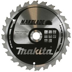 Пильный диск MAKBLADE 216X2.4X30 мм 5° T24 Makita B-08903 Т.К.Т.  цена и информация | Запчасти для садовой техники | 220.lv