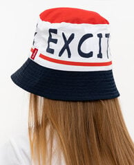 Cepure ar apdruku meitenēm Gulliver, zila / balta / sarkana, 54 cm cena un informācija | Cepures, cimdi, šalles meitenēm | 220.lv