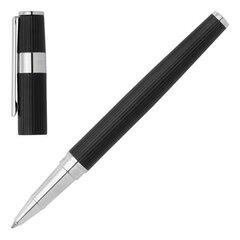 Roller pildspalva Gear Pinstripe, melna/hroma cena un informācija | Biznesa dāvanas | 220.lv