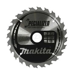 Пильный диск SPECIALIZED 185X1.9X30 мм 0° T36 Makita B-09743 Т.К.Т.  цена и информация | Запчасти для садовой техники | 220.lv