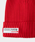 Adīta cepure ar apdruku zēniem Gulliver, sarkana, 54 cm cena un informācija | Cepures, cimdi, šalles zēniem | 220.lv