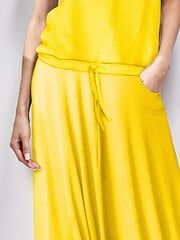 Вискозные штаны Lega KL08, желтый цена и информация | Женские брюки | 220.lv