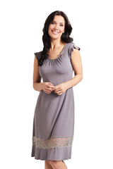 Вискозная ночная сорочка Lega NMV63, какао цена и информация | Женские пижамы, ночнушки | 220.lv