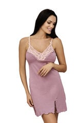Хлопковая ночная сорочка Lega NM22, тёмно-розовый цена и информация | Женские пижамы, ночнушки | 220.lv
