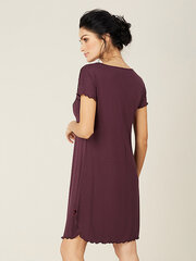 Вискозная ночная сорочка Lega NMV79, фиолетовый цена и информация | Женские пижамы, ночнушки | 220.lv