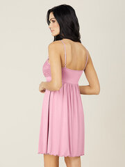 Вискозная ночная сорочка Lega NMV83, розовый цена и информация | Женские пижамы, ночнушки | 220.lv