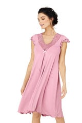 Вискозная ночная сорочка Lega NMV82, розовый цена и информация | Женские пижамы, ночнушки | 220.lv