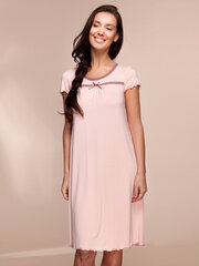 Вискозная ночная сорочка Lega NMV65, кремовый цена и информация | Женские пижамы, ночнушки | 220.lv