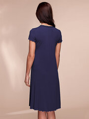 Вискозная ночная сорочка Lega NMV65, тёмно-синий  цена и информация | Женские пижамы, ночнушки | 220.lv