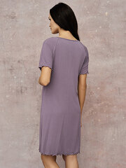 Вискозная ночная сорочка Lega NMV89, светло-фиолетовый цена и информация | Женские пижамы, ночнушки | 220.lv