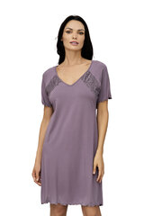 Вискозная ночная сорочка Lega NMV89, светло-фиолетовый цена и информация | Женские пижамы, ночнушки | 220.lv