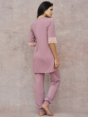 Viskozes pidžama Lega PM87, tumši rozā cena un informācija | Naktskrekli, pidžamas | 220.lv