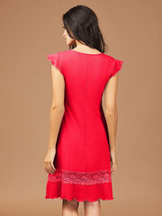 Хлопковая ночная сорочка Lega NM85, красный цена и информация | Женские пижамы, ночнушки | 220.lv