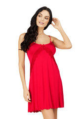 Вискозная ночная сорочка Lega NMV81, красный цена и информация | Женские пижамы, ночнушки | 220.lv