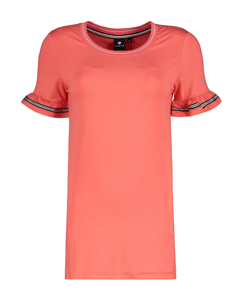 Luhta sieviešu t-krekls HULTA, sarkans cena un informācija | T-krekli sievietēm | 220.lv