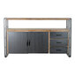 TV galdiņš DKD Home Decor, 145 x 40 x 86 cm, melns/brūns cena un informācija | TV galdiņi | 220.lv
