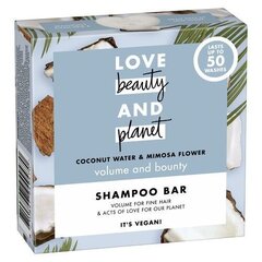 Šampūns Love Beauty and Planet Solid (Cietais šampūns) 90 g cena un informācija | Šampūni | 220.lv