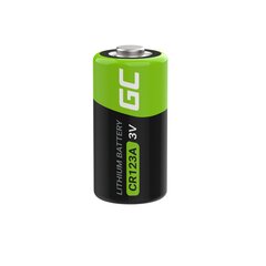 Baterija Lithium Green Cell CR123A 3V 1400mAh cena un informācija | Baterijas | 220.lv