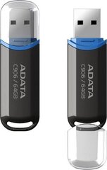 Накопитель данных Adata AC906-64G-RBK, 64 GB цена и информация | USB накопители | 220.lv