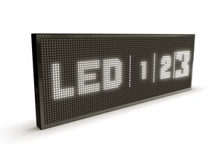 LED displejs, 96x48 cm, diodes baltas, slim cena un informācija | Gaismas dēļi | 220.lv