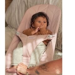 Детский шезлонг Babybjorn Bliss Cotton, 006122, розовый цена и информация | Шезлонги и качели | 220.lv