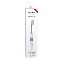 Ионная зубная щетка IONICKISS Original soft, белая цена и информация | Зубные щетки, пасты | 220.lv