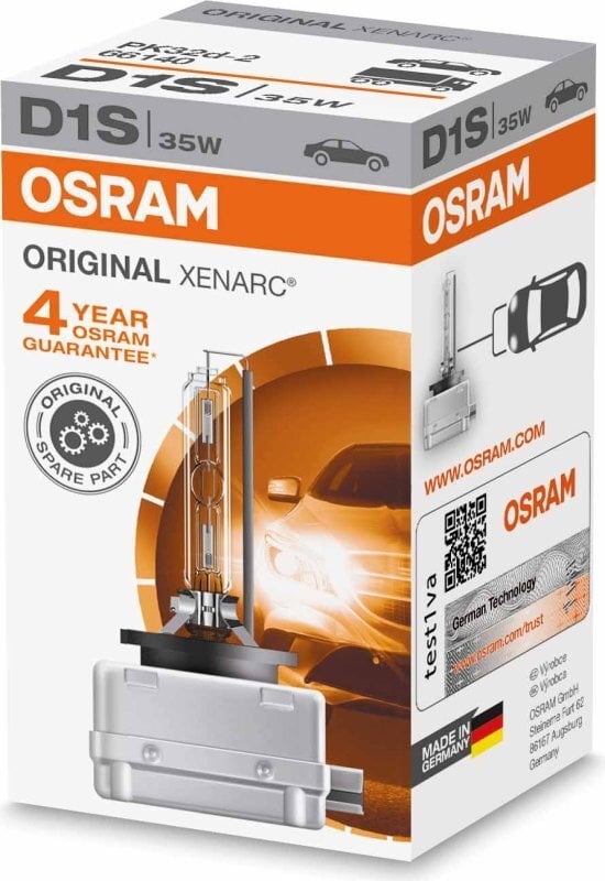 Automašīnas spuldze OS66140 Osram OS66140 D1S 35W 85V cena un informācija | Auto spuldzes | 220.lv