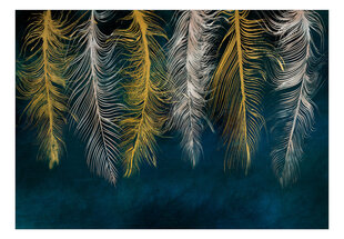 Фотообои - Gilded Feathers, 250x175 цена и информация | Фотообои | 220.lv