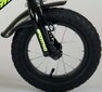 Bērnu velosipēds 12" Volare Sportivo Boys - Neona/Dzeltens/Melns cena un informācija | Velosipēdi | 220.lv