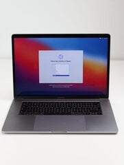 MacBook Pro 2017 Retina 15" 4xUSB-C - Core i7 2.8GHz / 16GB / 256GB SSD / INT / Space Gray (lietots, stāvoklis A) cena un informācija | Portatīvie datori | 220.lv