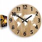 Sienas pulkstenis "WORLD" 33,5 cm цена и информация | Pulksteņi | 220.lv