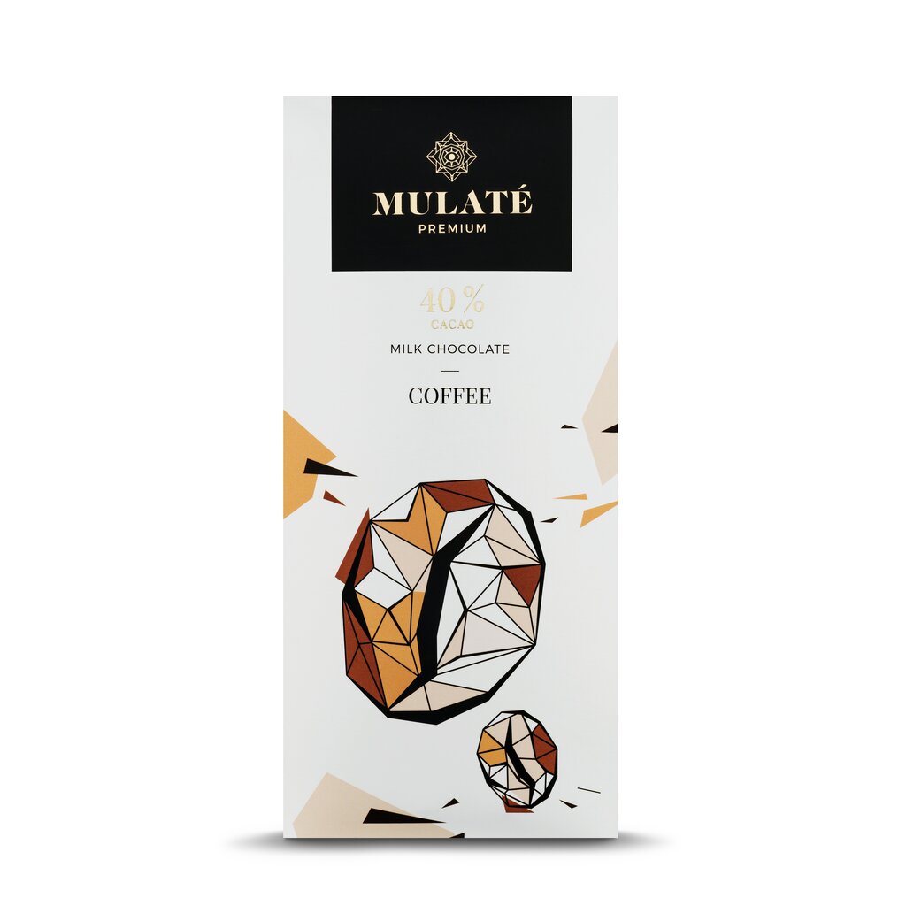 Piena šokolāde ar kafiju MULATE “COFFEE”, 90 g цена и информация | Saldumi | 220.lv