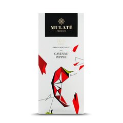 Tumšā šokolāde ar Kajennas pipariem MULATE “CAYENNE”, 90 g cena un informācija | Saldumi | 220.lv