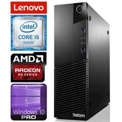 Lenovo M83 SFF i5-4460 4GB 120SSD+1TB R5-340 2GB WIN10PRO/W7P [refurbished] цена и информация | Стационарные компьютеры | 220.lv