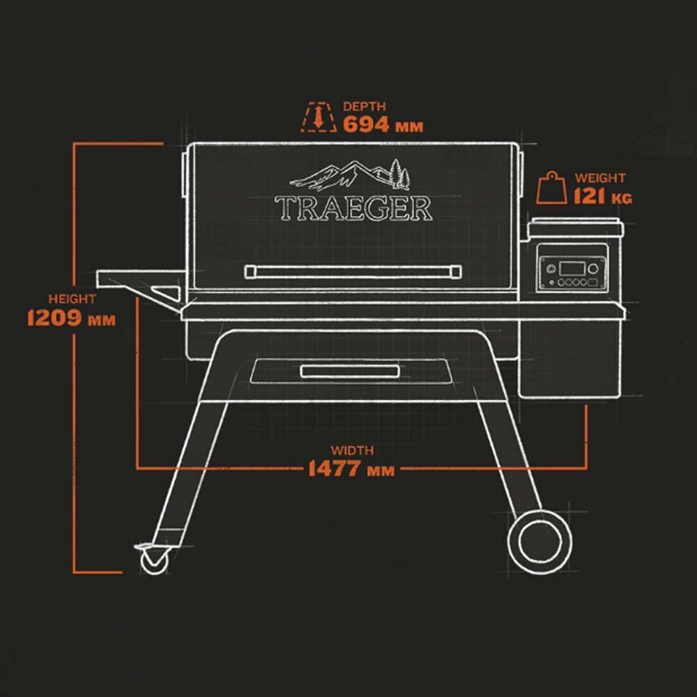 Granulu grils TRAEGER Timberline 1300 cena un informācija | Grili | 220.lv