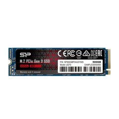 Silicon Power SP500GBP34UD7005 cena un informācija | Iekšējie cietie diski (HDD, SSD, Hybrid) | 220.lv