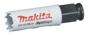 E-03660 EZYCHANGE BI-METALL Caurumzāģis 20mm Makita cena un informācija | Skrūvgrieži, urbjmašīnas | 220.lv