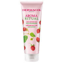 Гель для душа Dermacol Aroma Ritual Wild Strawberries, 250 мл цена и информация | Масла, гели для душа | 220.lv