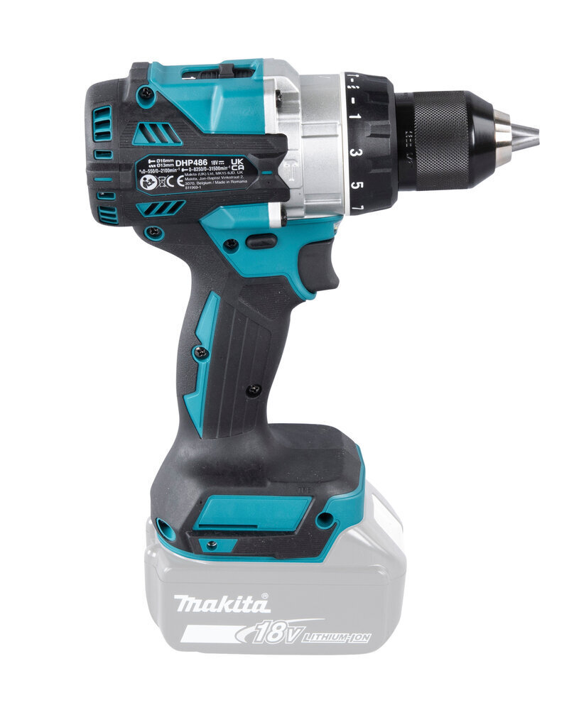 Makita DHP486Z Triecienurbjmašīna LXT® bez akumulatora un lādētāja cena un informācija | Skrūvgrieži, urbjmašīnas | 220.lv