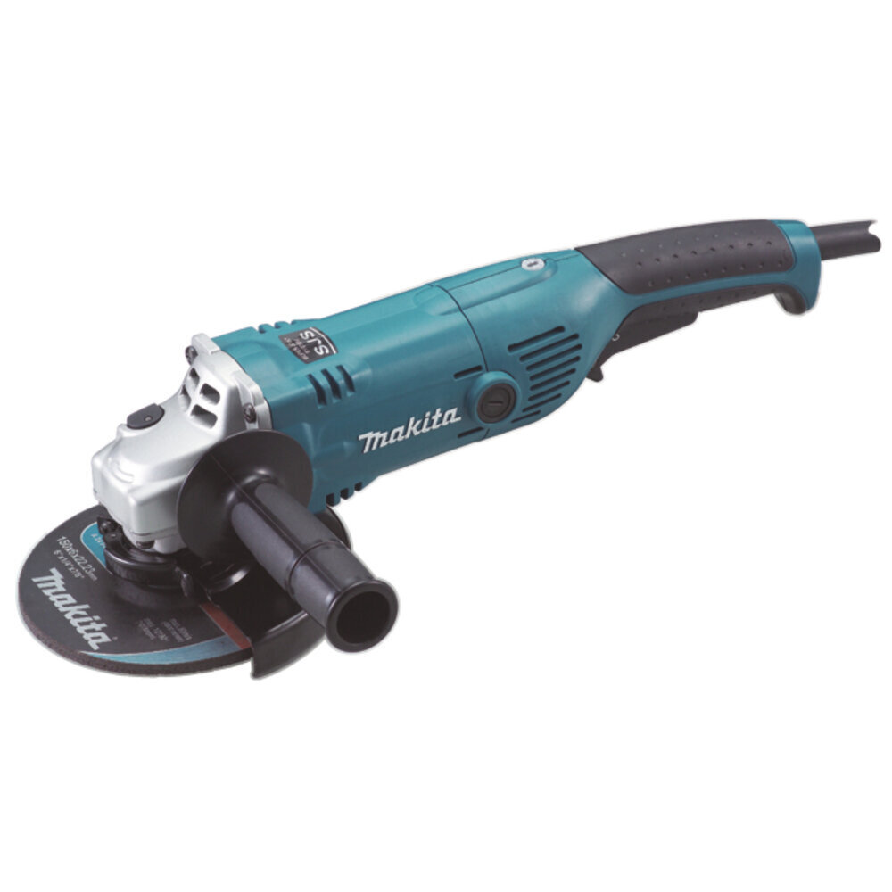 Leņķa slīpmašīna, 1450 W, 150 mm, garais korpuss, 3,0kg GA6021CF01 Makita cena un informācija | Slīpmašīnas | 220.lv