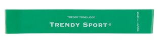 Trendy apļveida vingrošanas gumija, zaļa cena un informācija | Piekares treniņu sistēmas, gumijas espanderi | 220.lv